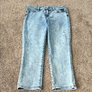 Pistola Light Wash Straight Leg Jeans